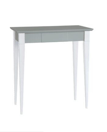 Mimo Skrivebord 65x40cm Hvide Ben   Mørkegrå