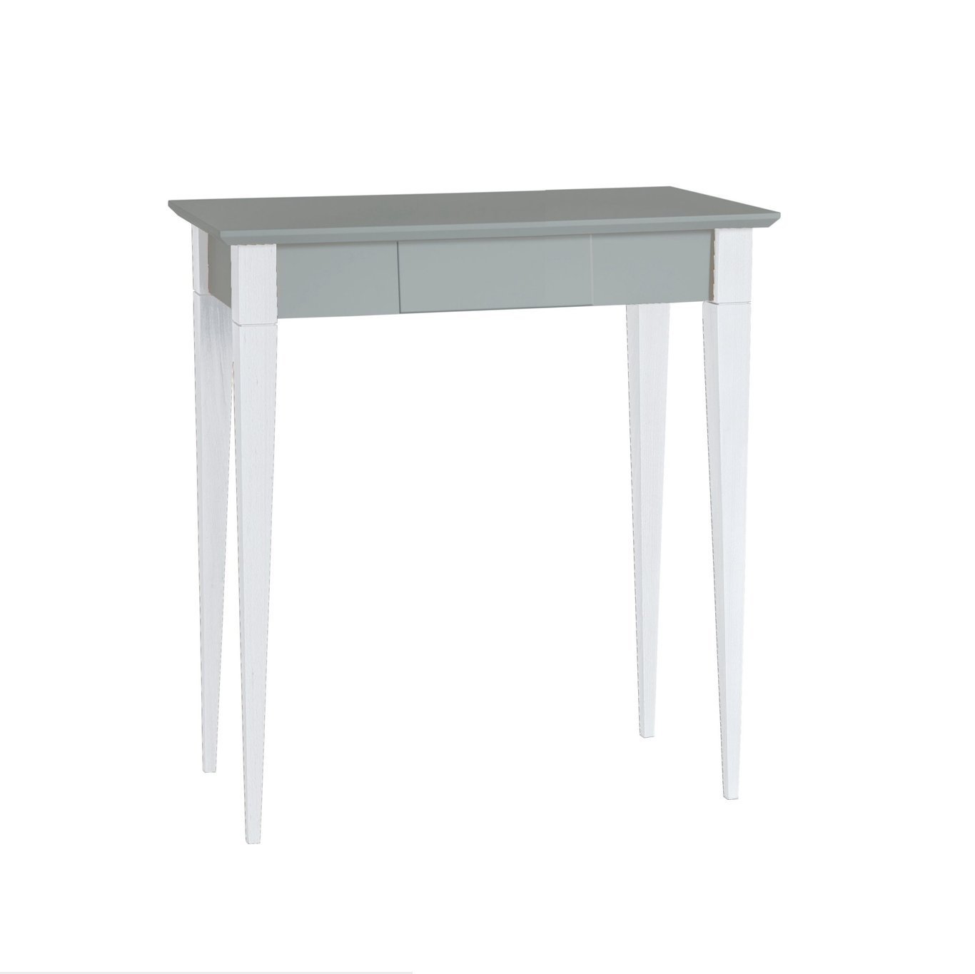 Mimo Skrivebord 65x40cm Hvide Ben   Mørkegrå