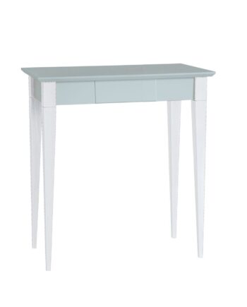 Mimo Skrivebord 65x40cm Hvide Ben   Mørkegrå