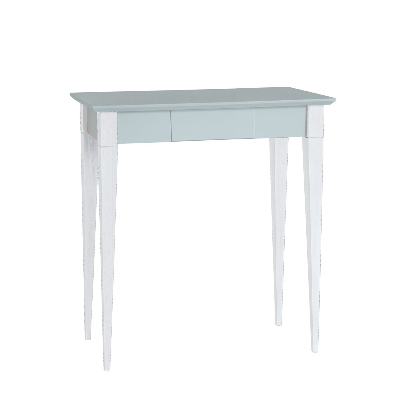 Mimo Skrivebord 65x40cm Hvide Ben   Mørkegrå