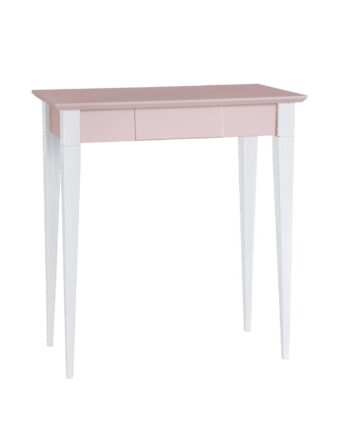 Mimo Skrivebord 65x40cm Hvide Ben   Pink