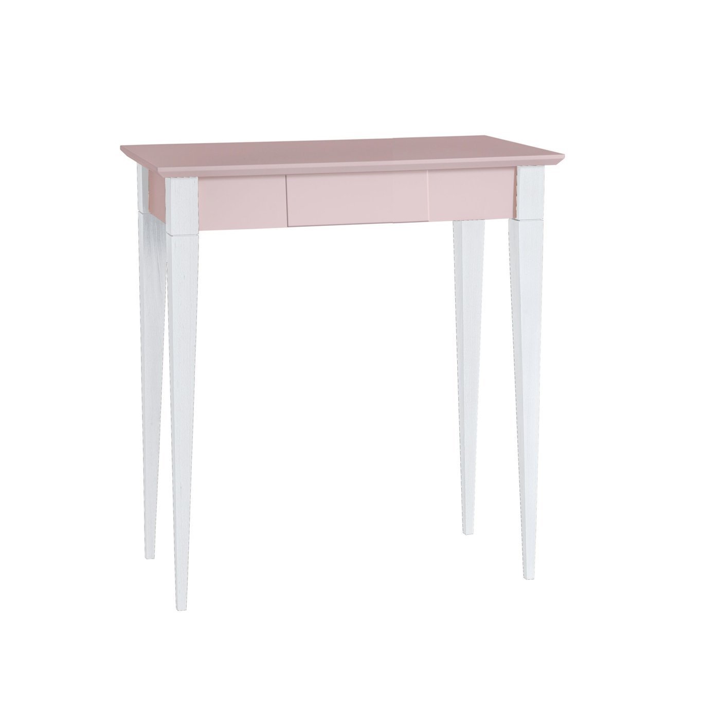 Mimo Skrivebord 65x40cm Hvide Ben   Pink