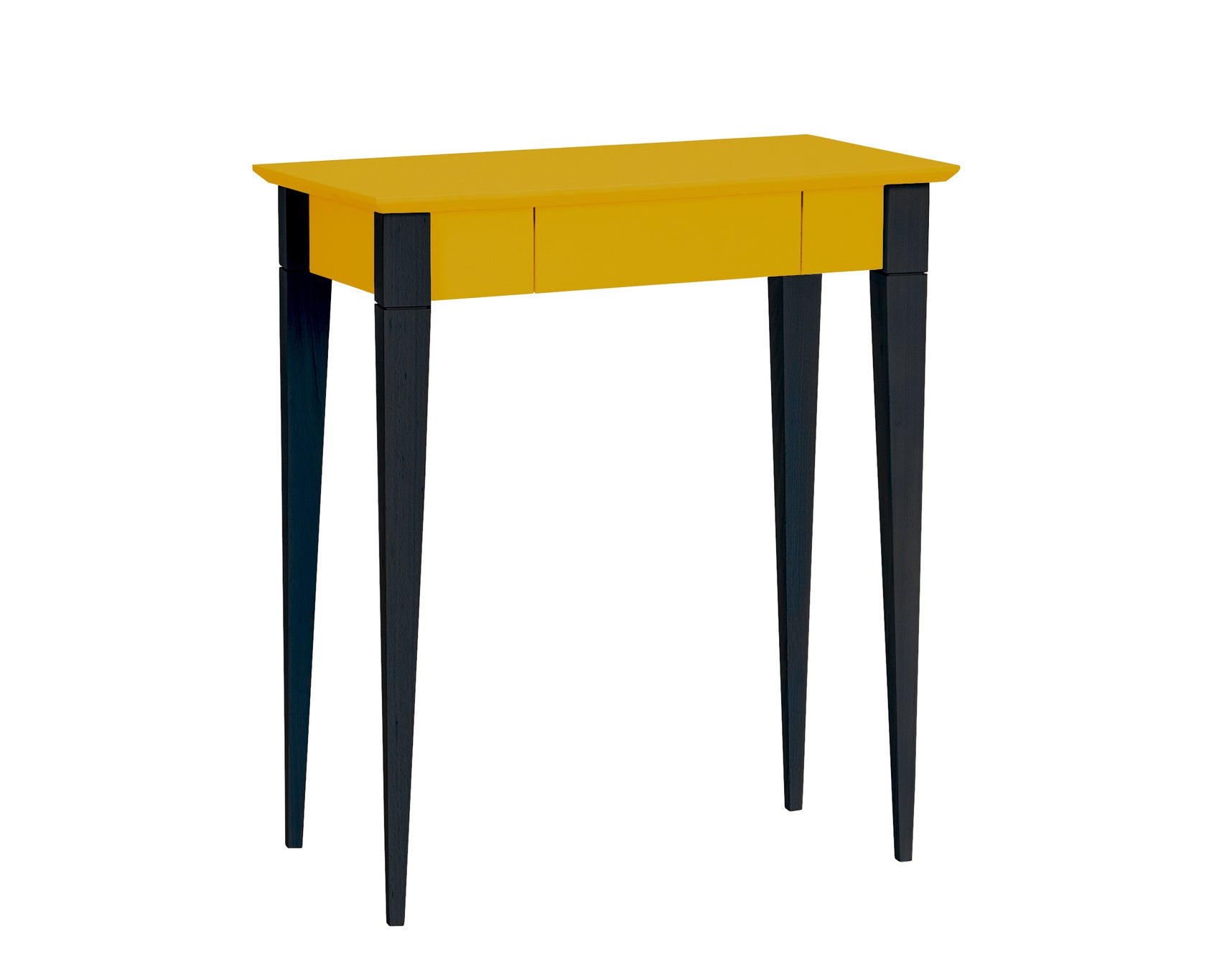 Mimo Skrivebord 65x40cm Sort Ben Gul