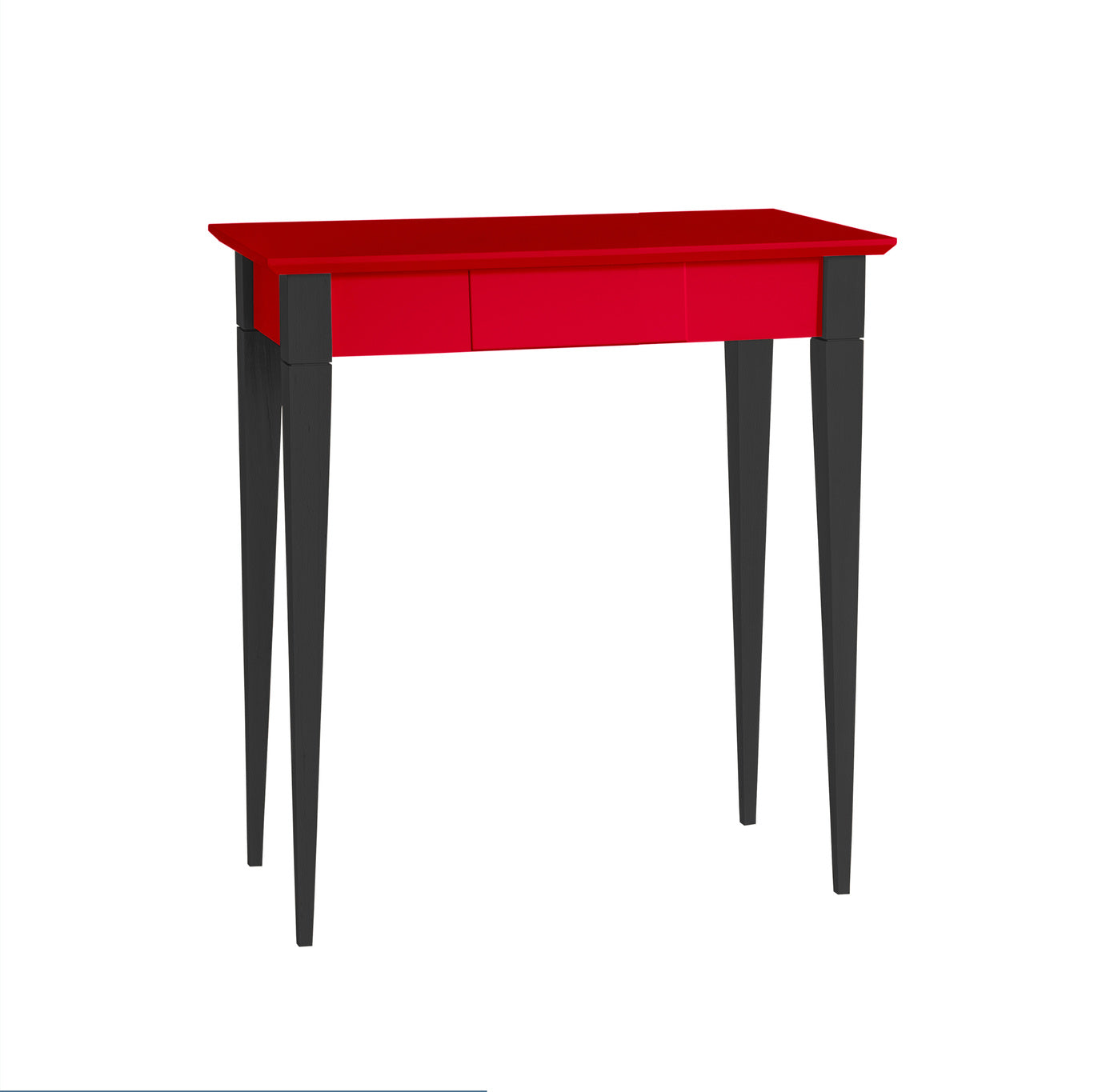 Mimo Skrivebord 65x40cm Sort Ben   Rød