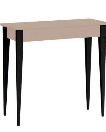 Mimo Skrivebord 85x40cm Sorte Ben Brun Beige