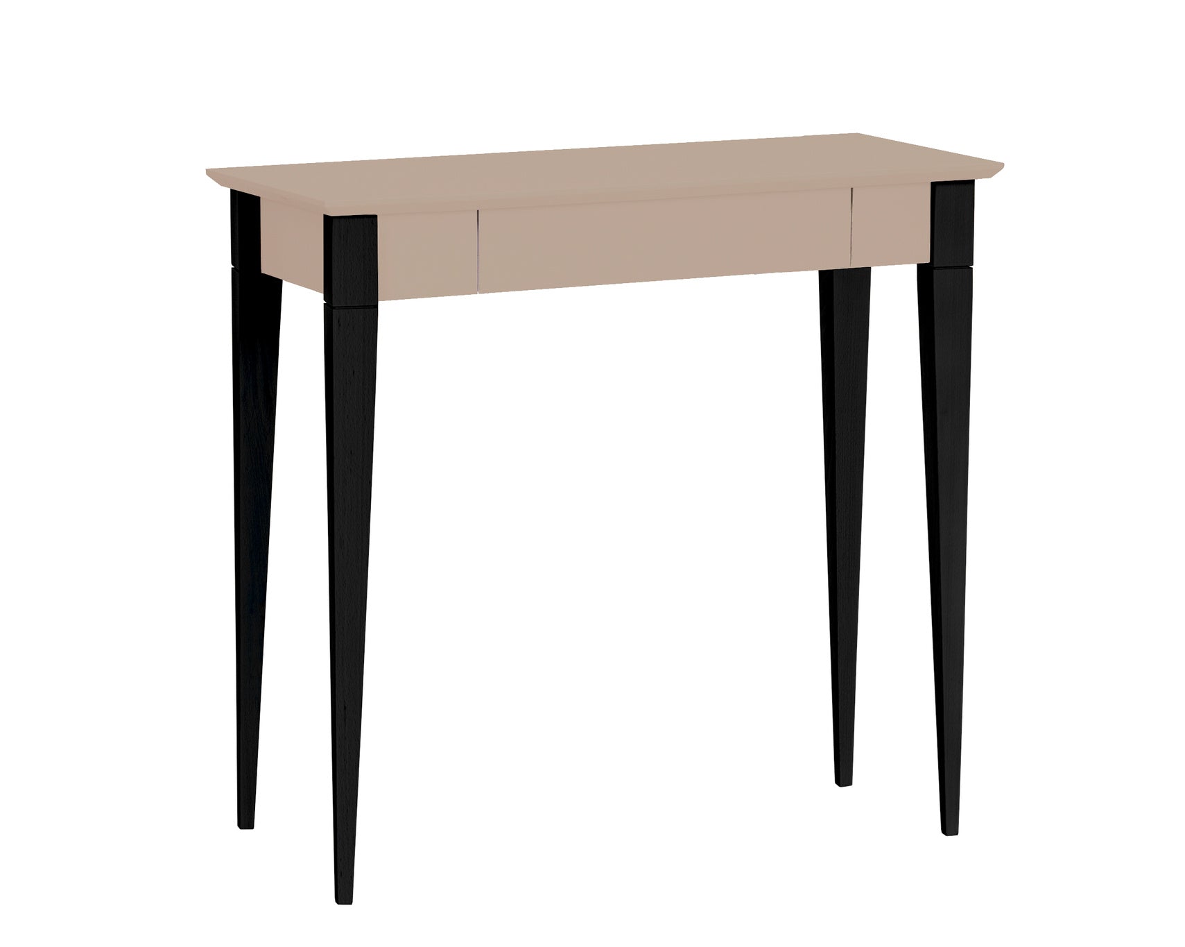Mimo Skrivebord 85x40cm Sorte Ben Brun Beige
