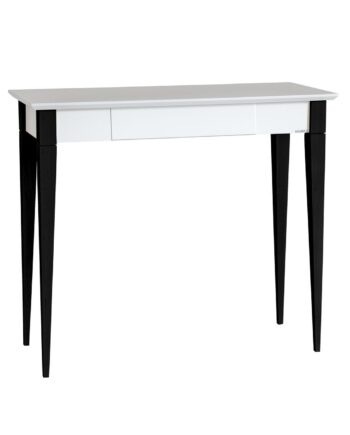 Mimo Skrivebord 85x40cm Sorte Ben   Hvid