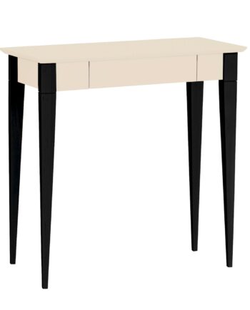Mimo Skrivebord 85x40cm Sorte Ben Hvid