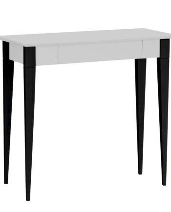 Mimo Skrivebord 85x40cm Sorte Ben   Lysegrå