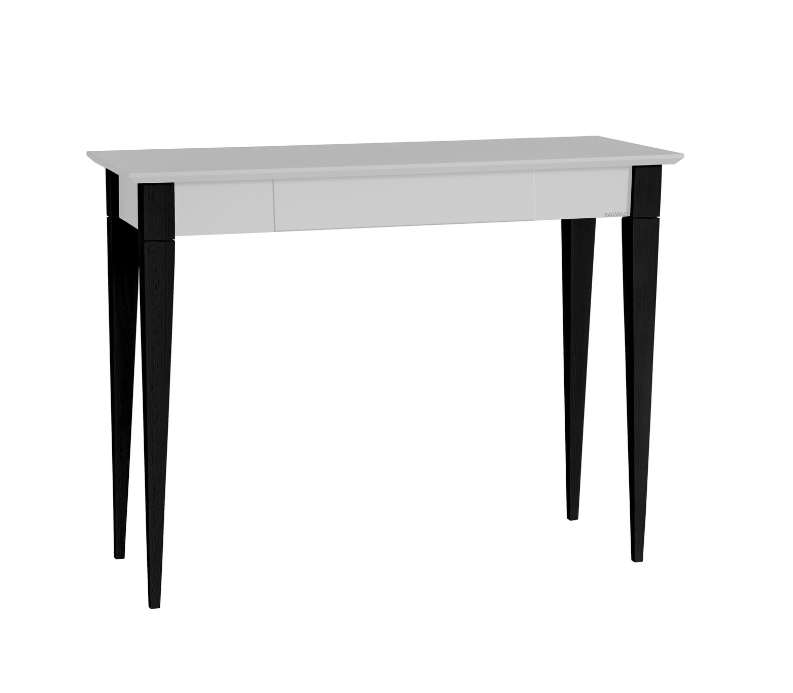 Mimo Skrivebord 105x40cm Sorte Ben   Lysegrå