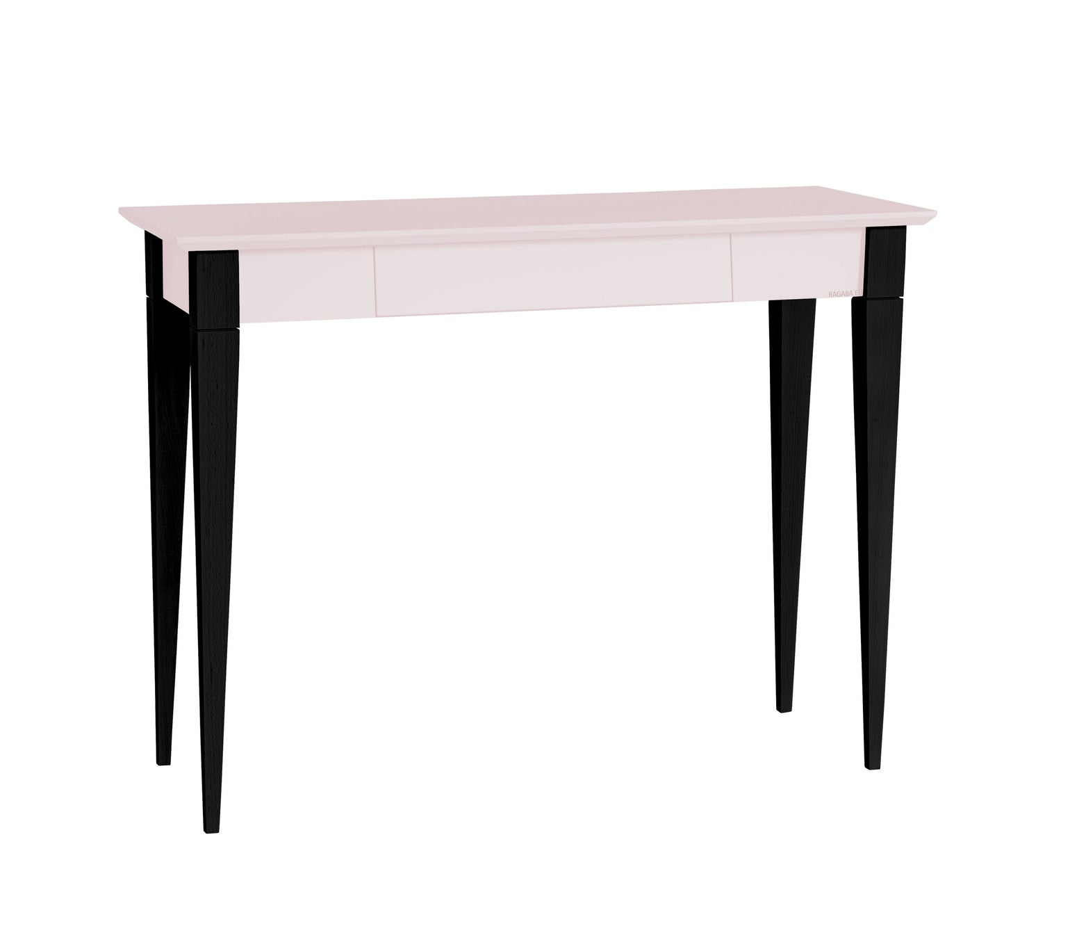 Mimo Skrivebord 105x40cm Sorte Ben   Pink