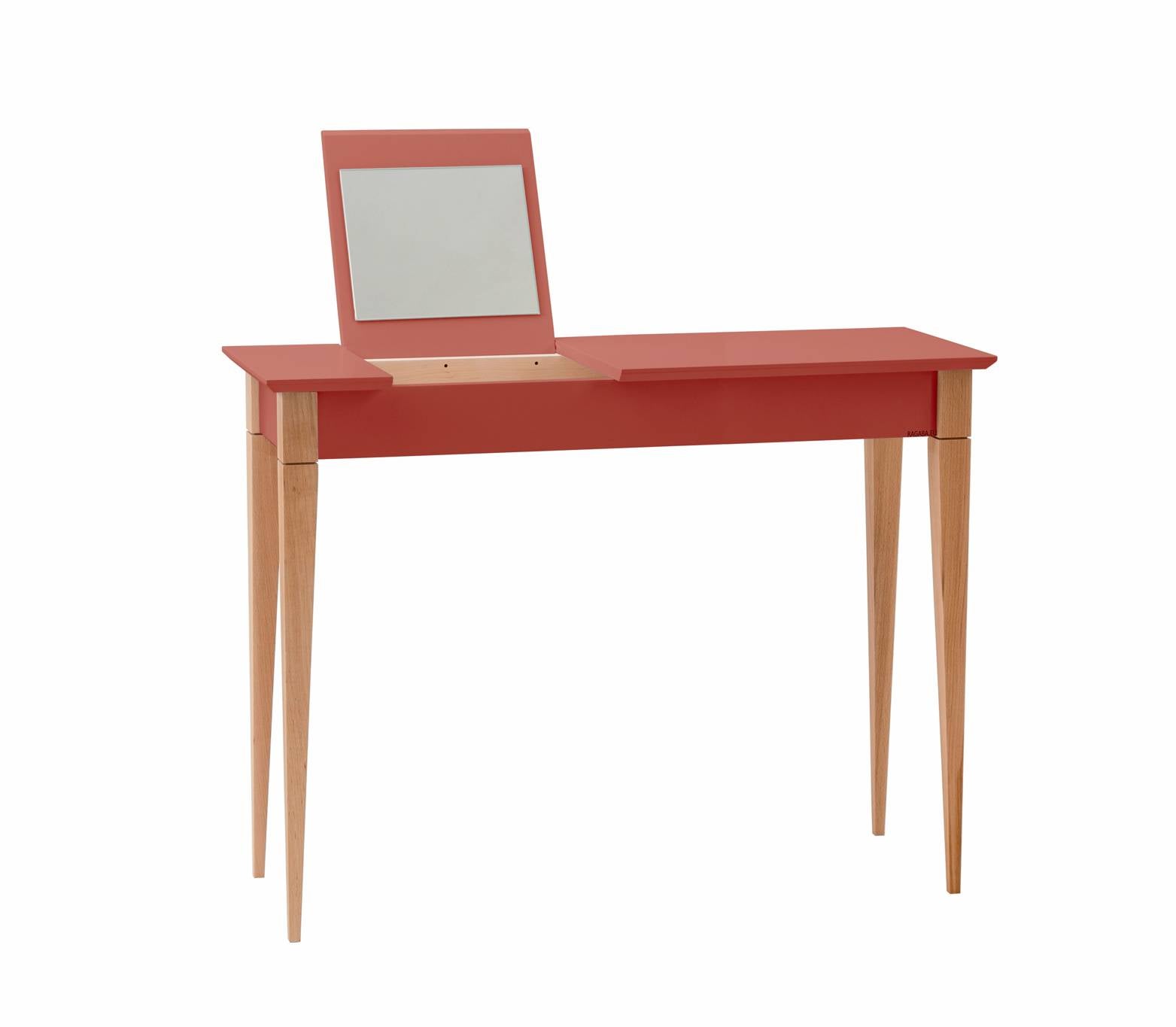 Mimo Sminkebord Med Spejl 105x35cm Antik Pink