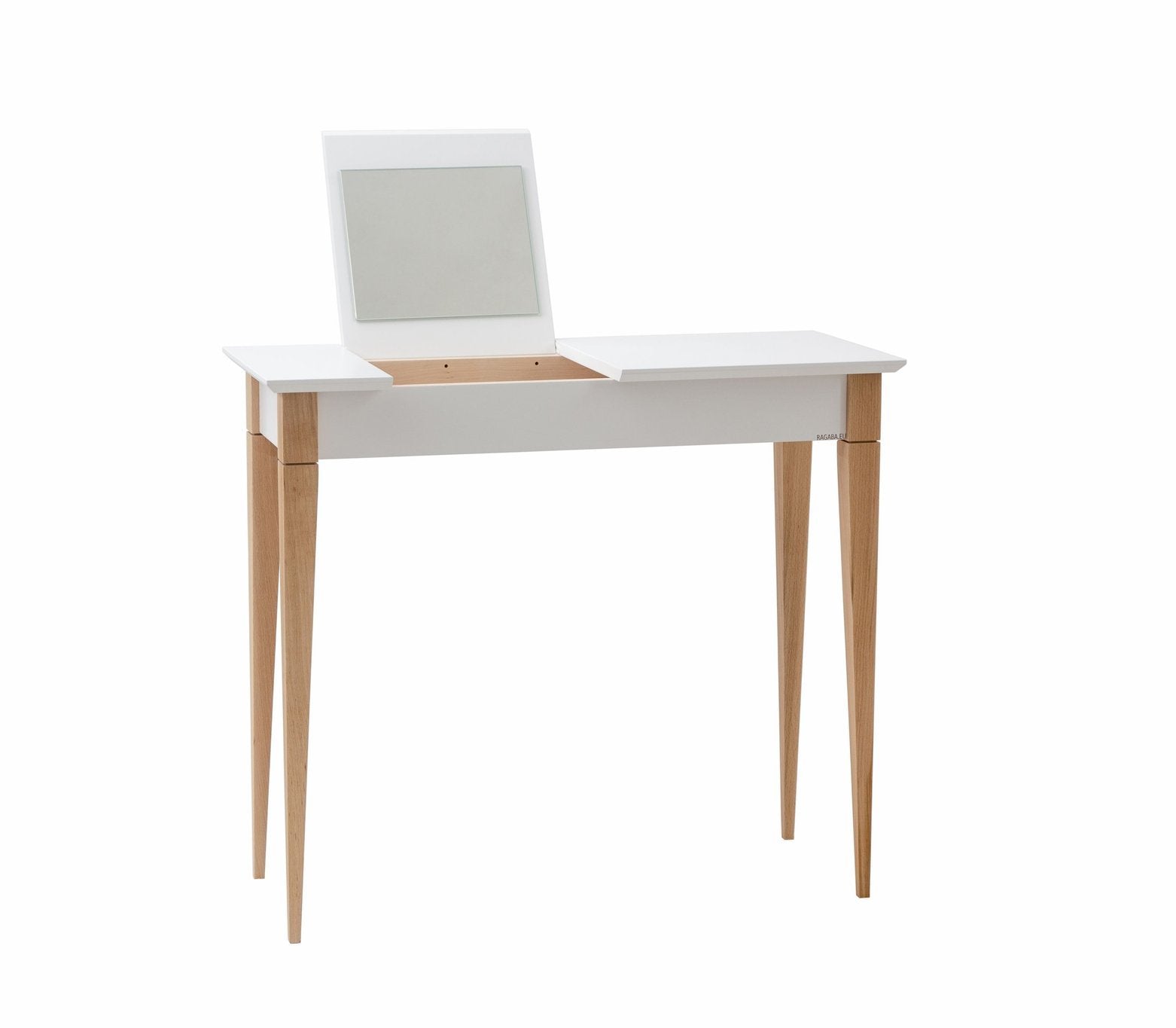 Mimo Sminkebord Med Spejl 85x35cm Hvid