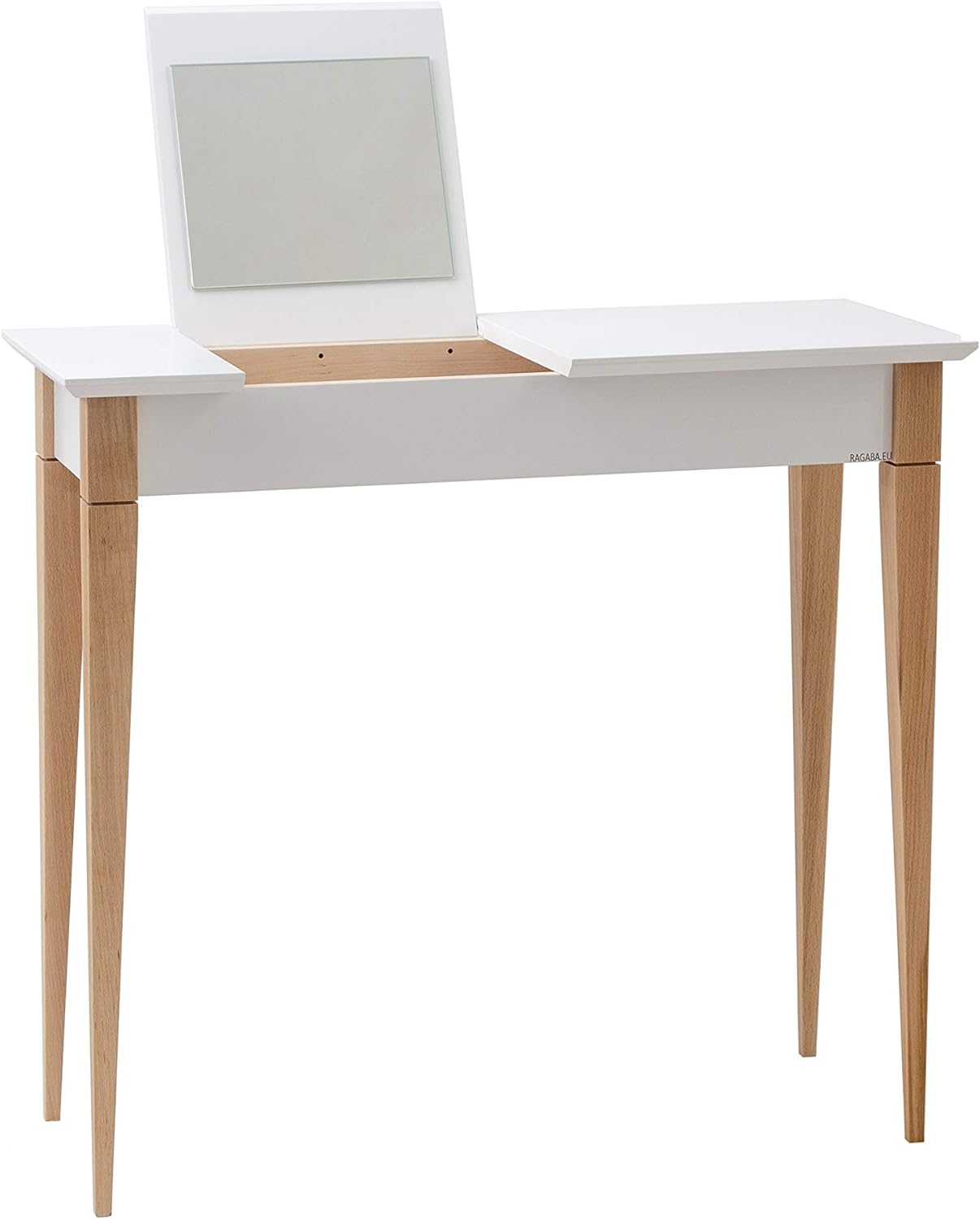 Mimo Sminkebord Med Spejl 65x35cm Hvid