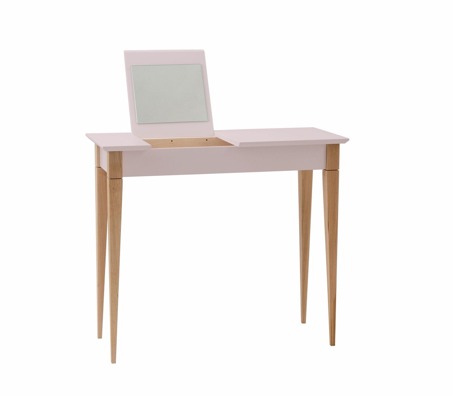 Mimo Sminkebord Med Spejl 105x35cm Pink