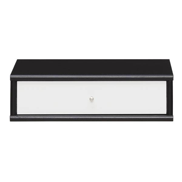 Mistral Modul Med Skuffe Sortbejdset Snehvid