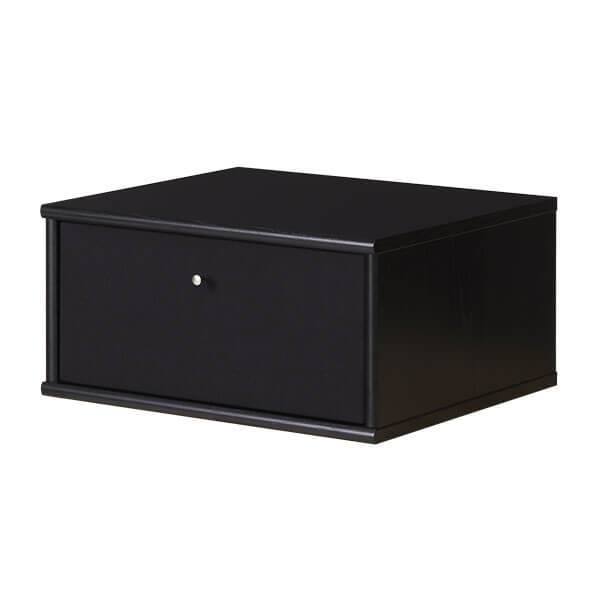 Mistral Modul Med Stof Klaplåge Sortbejdset Sort