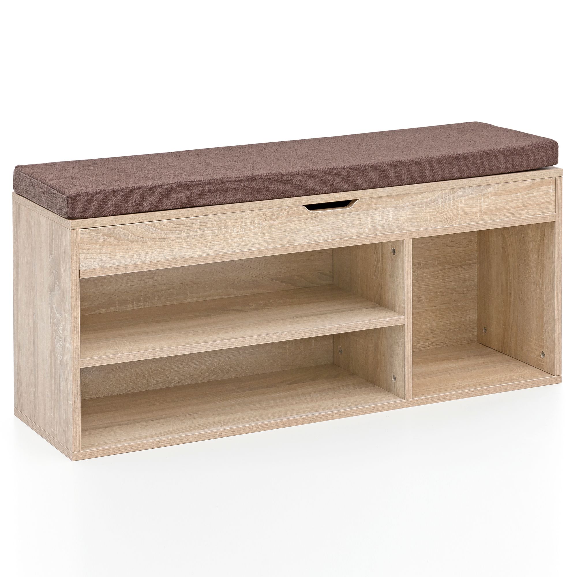 Moderne Skobænk Varme Farver 104x51x32 Cm