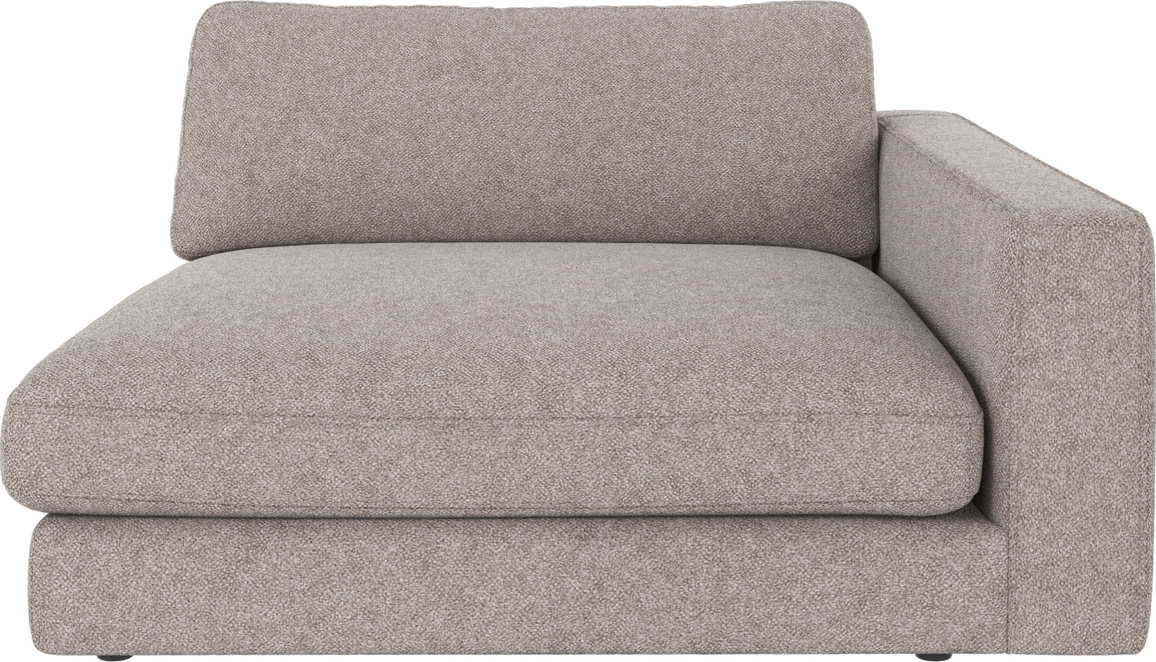 Modulsofa Armlæn Lang Højre Rowico Duncan Grå Bobby   100   Polyester Fsc-certificeret