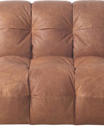 Modulsofa Dutchbone Element Midtmodul Rødbrun Polyester 100x102x84 Cm