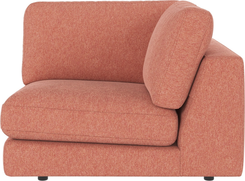 Modulsofa Hjørneelement Rowico Duncan Brenda 52 Rød Polyester 103x103 Cm