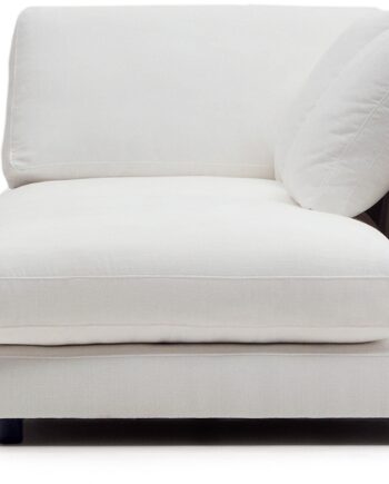 Modulsofa Kave Home Gala M1 Polstret   Hvid Med Højre Chaiselong H62ã 105ã 193 Cm