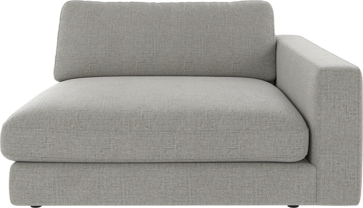 Modulsofa Lang Højre Armlæn Rowico Duncan Robin 149 Mellemgrå H78ã B129ã D150 Cm