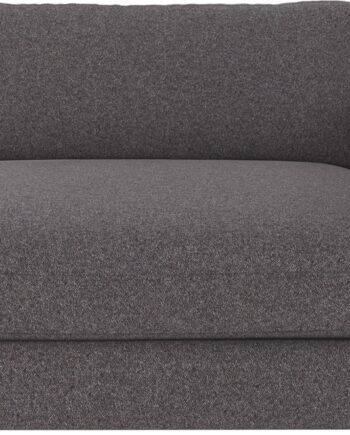 Modulsofa Med Langt Højre Armlæn Rowico Duncan Brenda Polyester Mørkegrå 129x150x78 Cm