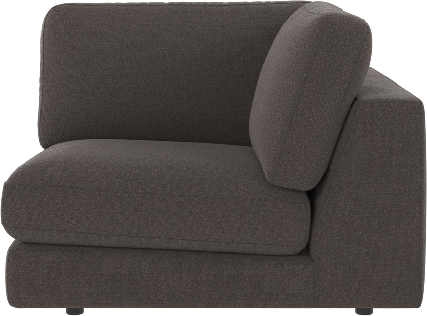 Modulsofa Rowico Duncan Rita Hjørnemodul Mørkegrå 100  Polyester Nordisk Minimalisme Komfortfjedre