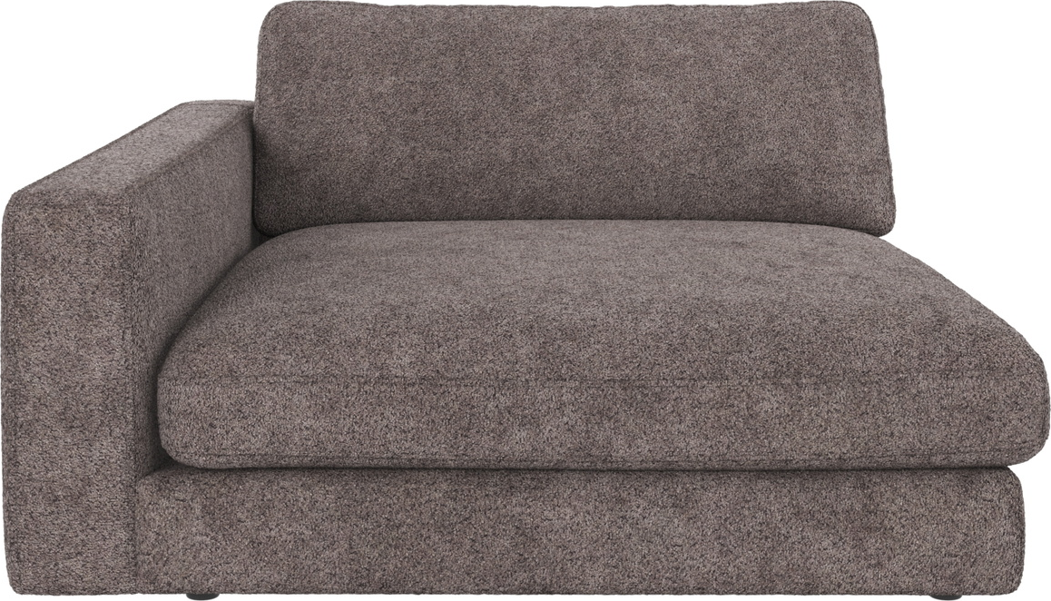 Modulsofa Venstre Armlæn Chaise Longue Rowico Duncan Anna Mørkegrå 100 000 Martindale Fleksibelt Moduldesign