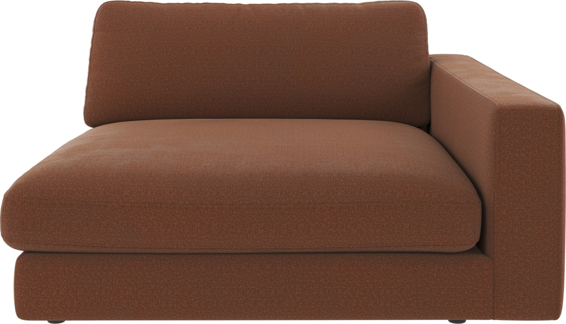 Modulsofa-sektion Rowico Duncan Højre Armlæn Rita 96 Stof Rød H78ã B129ã D150 Cm