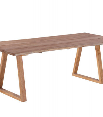 Mona Plankebord 90x200 Cm   Bordben   Teak Trapez
