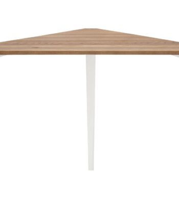 Naja Hjørneskrivebord B114   L85   H75cm Eg Hvide Ben