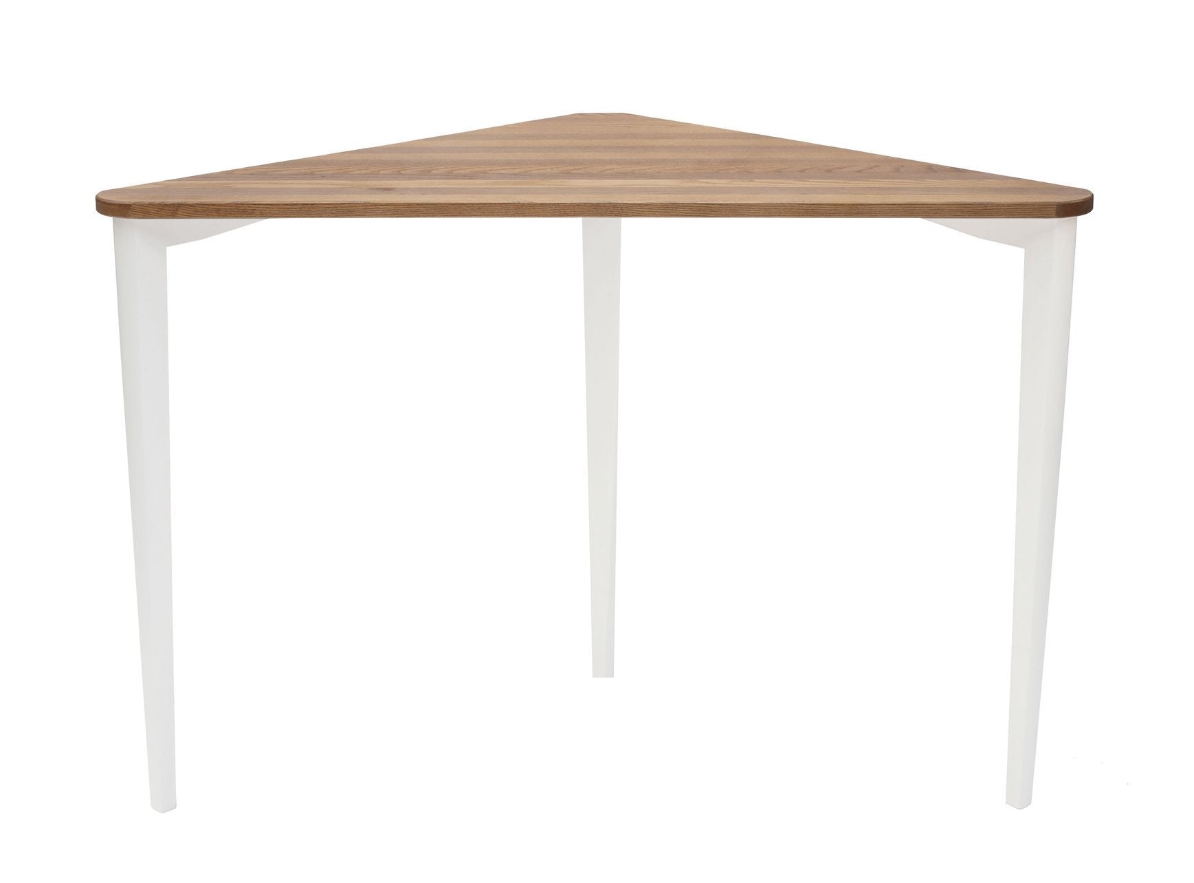 Naja Hjørneskrivebord B114 L85 H75cm Eg Hvide Ben