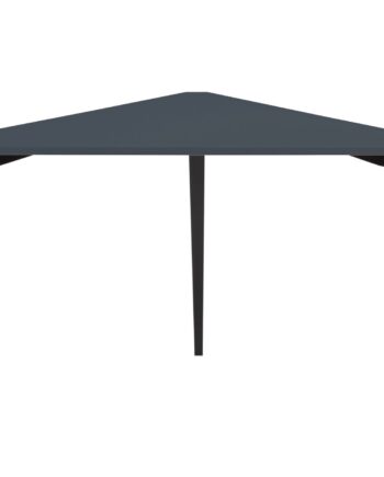Naja Hjørneskrivebord B114   L85   H75cm Grafit Sorte Ben