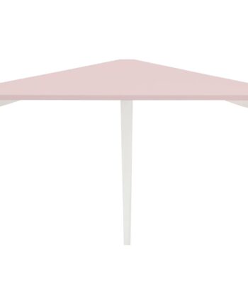 Naja Hjørneskrivebord B114   L85   H75cm Hvide Ben Pink