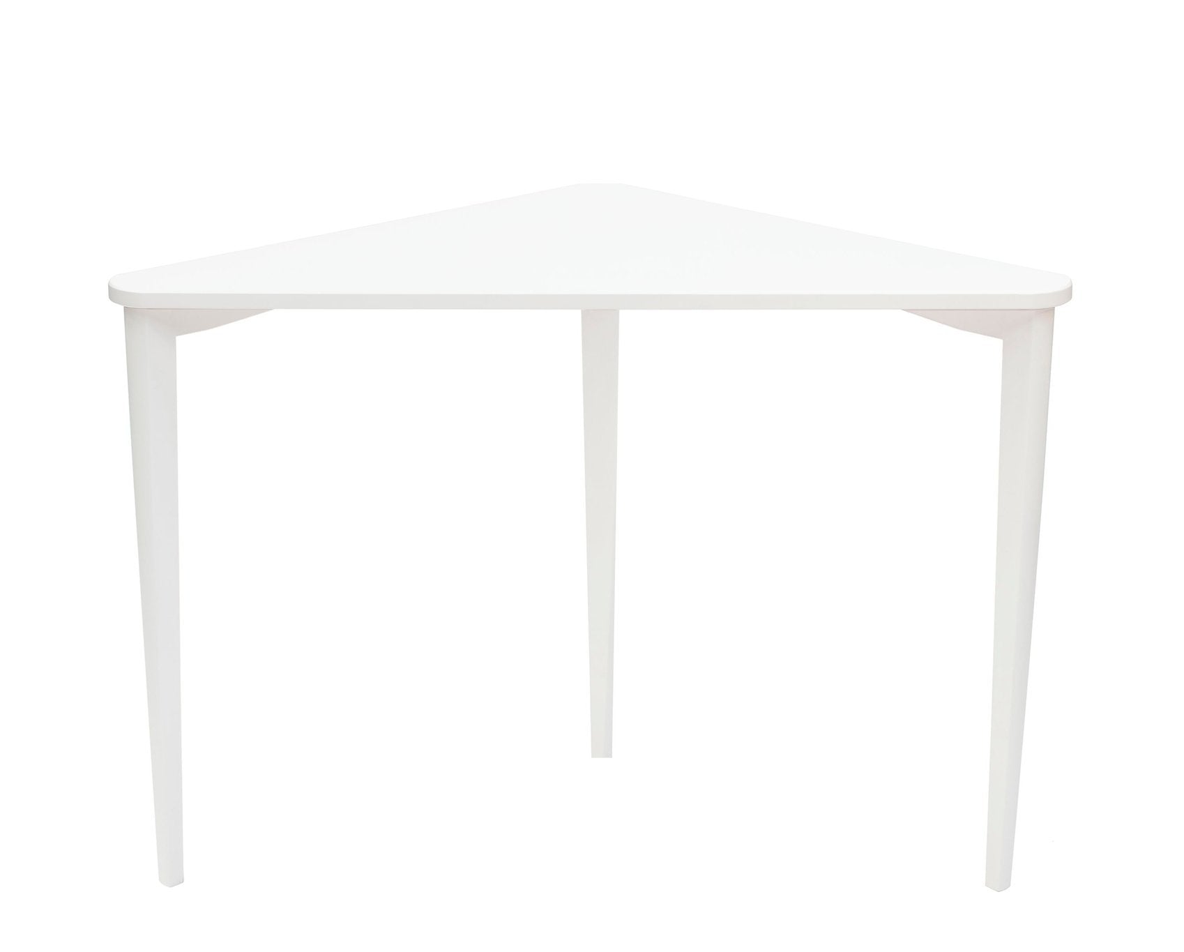 Naja Hjørneskrivebord B114 L85 H75cm Hvide Hvide Ben