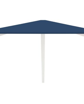 Naja Hjørneskrivebord B114   L85   H75cm Marineblå Hvide Ben