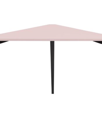 Naja Hjørneskrivebord B114   L85   H75cm Pink Sorte Ben