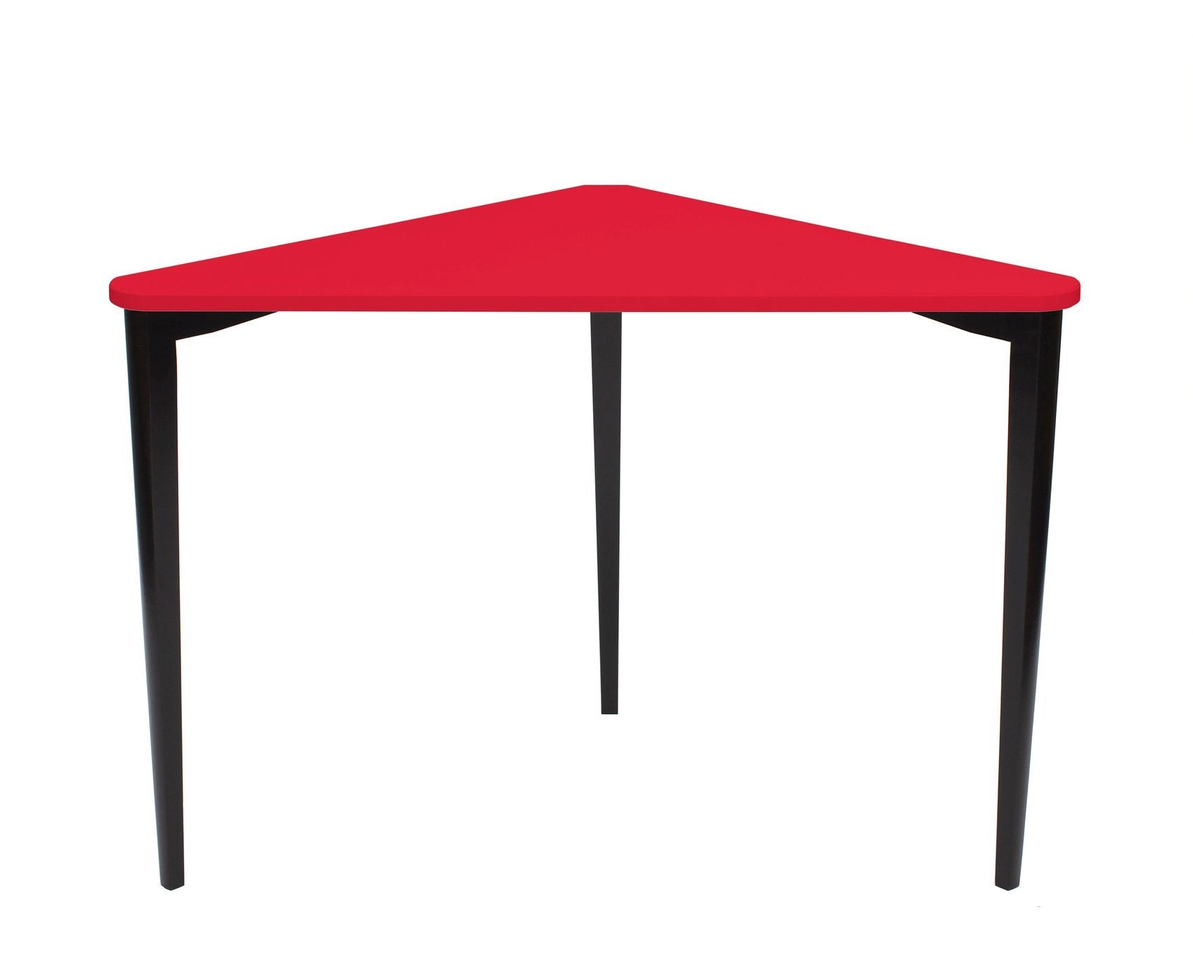 Naja Hjørneskrivebord B114 L85 H75cm Rød Sort Ben