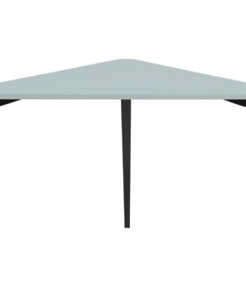 Naja Hjørneskrivebord B114   L85   H75cm Sorte Ben Lysegrå