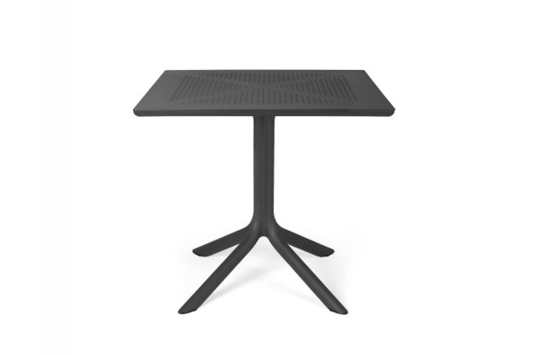 Nardi Clip Cafebord 80x80 Cm Antracit