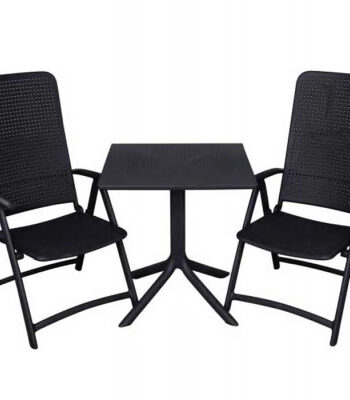 Nardi Clip Darsena Cafesæt 80x80 Antracit