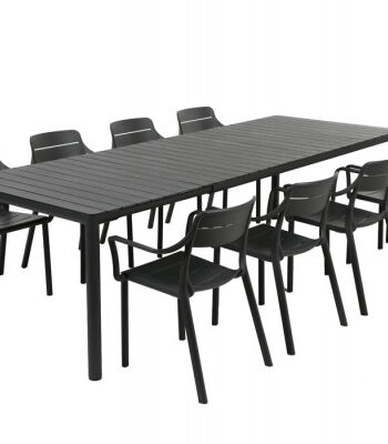 Nardi Tevere Cassia Havemøbelsæt 210-275cm Antracit