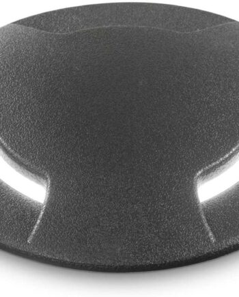 Nedgravningsspot Ideal Lux Landing Jordspot Sort ø16   H12 Cm Ip67 Inkl  Gx53 10w 1200 Lm 4000k