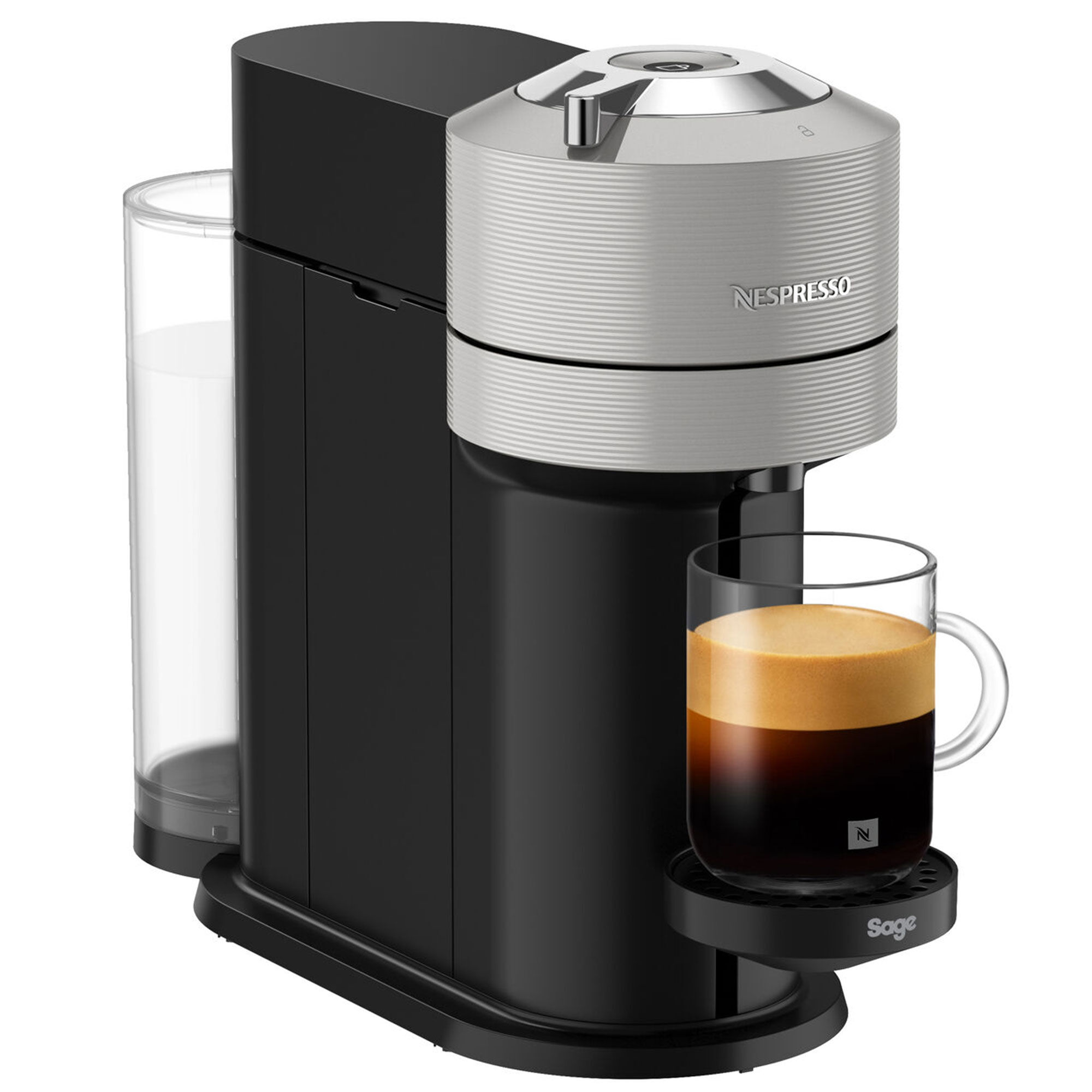Nespresso By Sage Snv 520 Vertuo Next Kapselmaskine Lysegrå