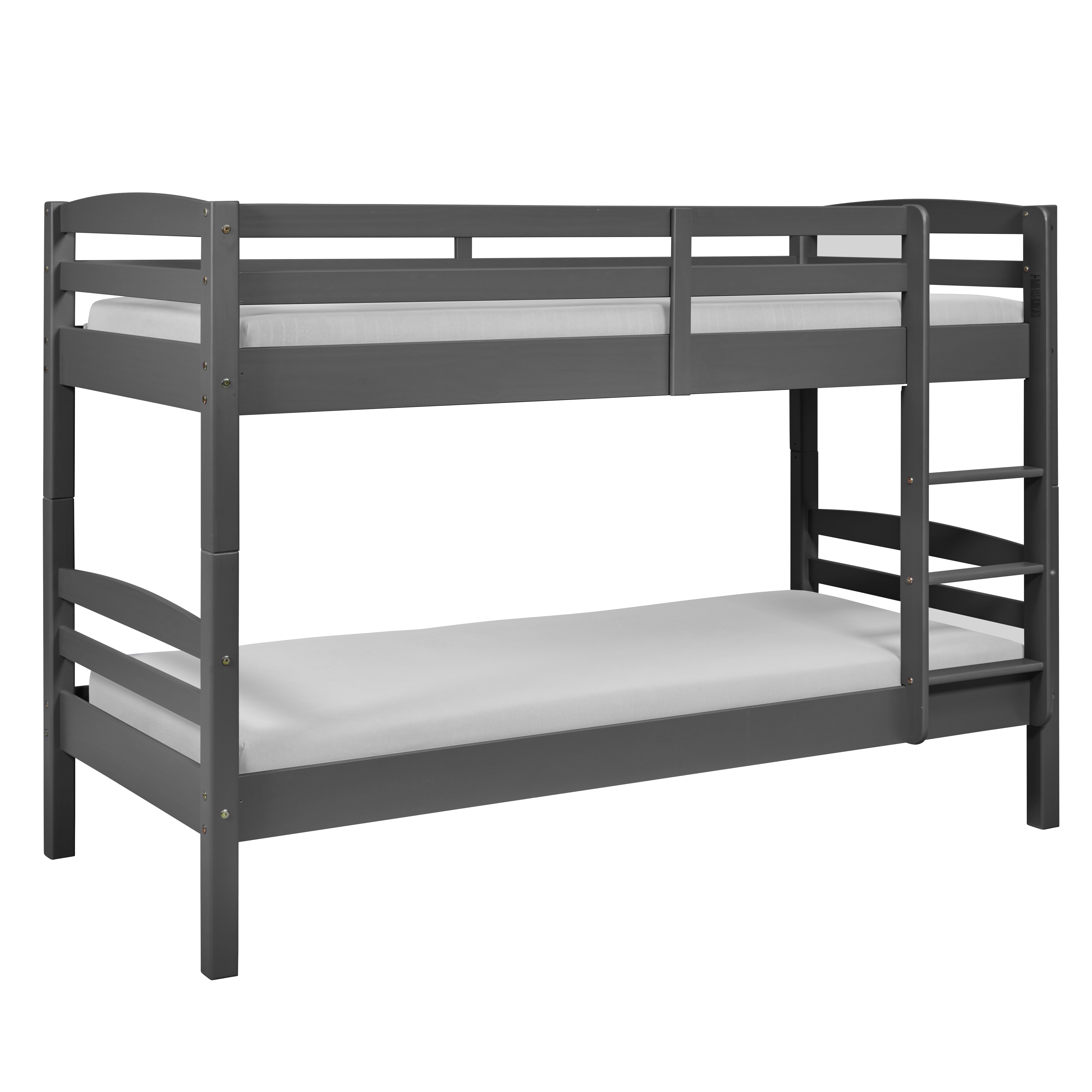 Nordic Living Collection Lavius Køjeseng Til Børn       Lamelbunde     Madras Grå Fyrretræ  90x200