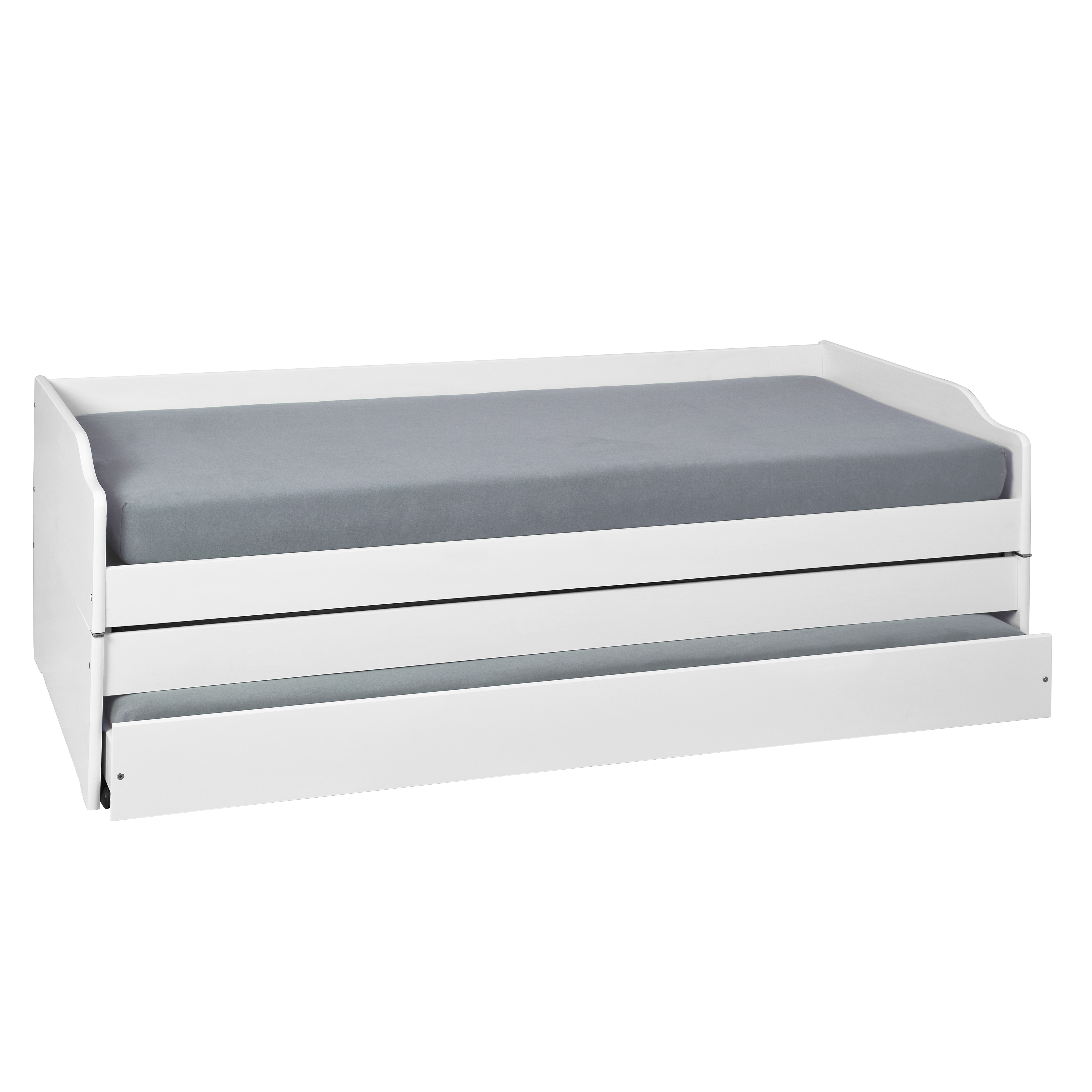 Nordic Living Collection Lotar  - -  Sengeramme     Lamelbund    Sovepladser     Madras Hvid Fyrretræ  90x200