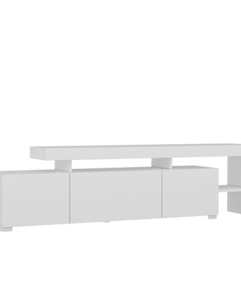 Nordvärk Beliz Tv-bord     Pvc-kantbånd Led-lys Hvid Melamin  192x37