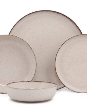 Nordvärk Mod24y2730p02 Spisestel Kanel Brun Porcelæn  24 Dele